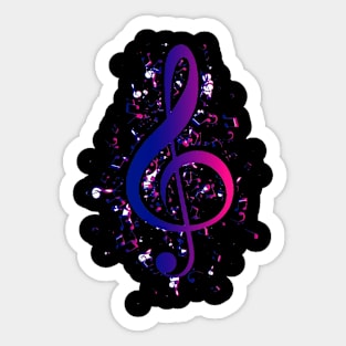 Music key Sticker